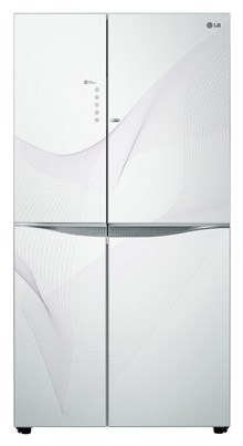 фото: LG GR-M257SGKW с графическим узором