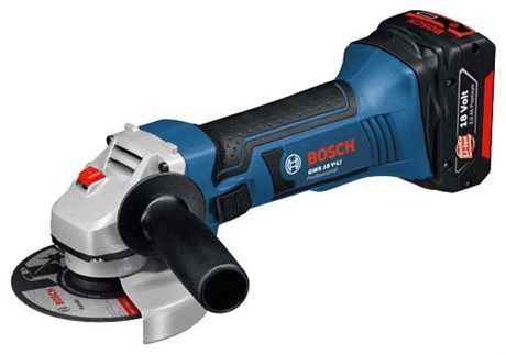 фото: Шлифовальная машина Bosch GWS 18-125 V-LI