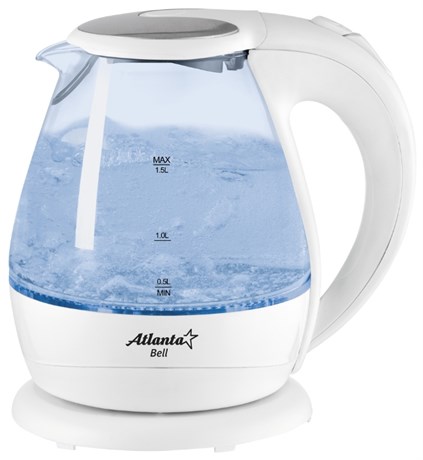 фото: Электрический чайник ATLANTA ATH-2460 белый