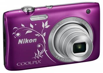 фото: Nikon CoolPix S2900 фиолетовый/рисунок