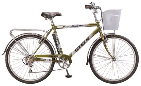фото: STELS 26" Navigator 250 Gent + корзина (2016)