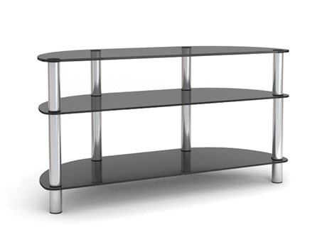 фото: Тумба MetalDesign MD 403 slim/хром/дымч