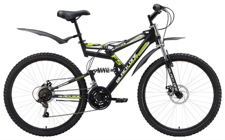 фото: Black One Hooligan Disc 26" черно-зеленый 17"