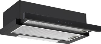 фото: Кухонная вытяжка MBS Canna 260 black glass