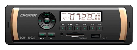 фото: Автомагнитола Digma DCR-110G24