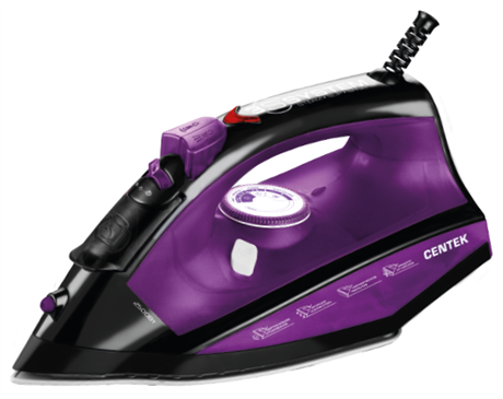фото: Утюг Centek CT-2355 фиолетовый