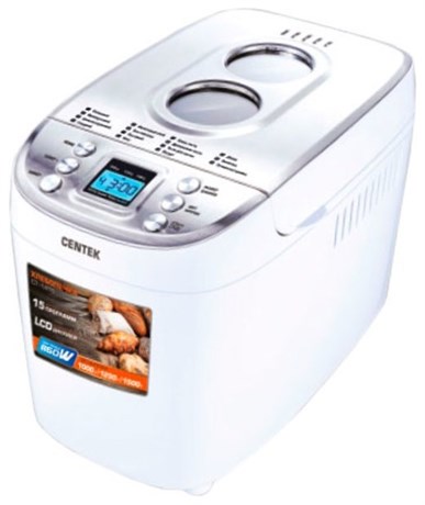 фото: Хлебопечка Centek CT-1415 белая