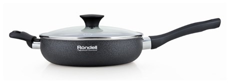 фото: Сотейник Rondell Infinity RDA-574 24 см, с крышкой