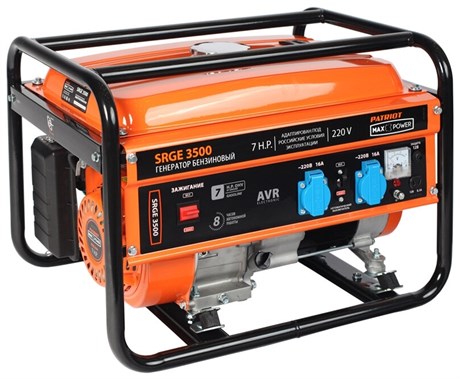 фото: Генератор Patriot Max Power SRGE 3500