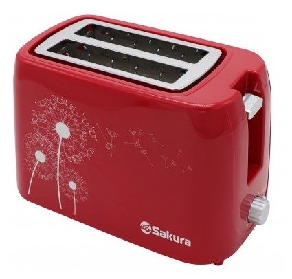 фото: Тостер Sakura SA-7608R красный