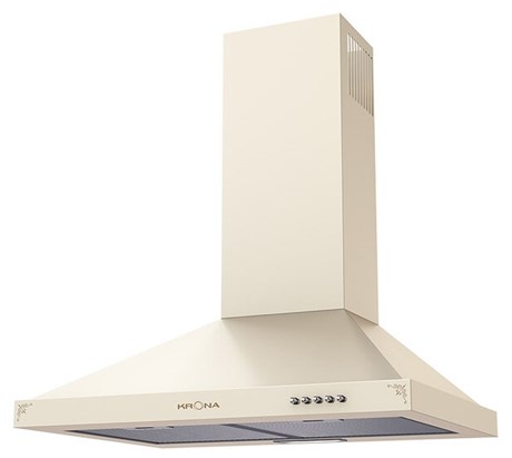 фото: Кухонная вытяжка Krona Bella Retro 600 Ivory PB