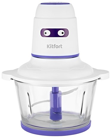фото: Измельчитель Kitfort KT-3050-1 бело-фиолетовый