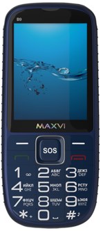 фото: Сотовый телефон Maxvi B9 синий