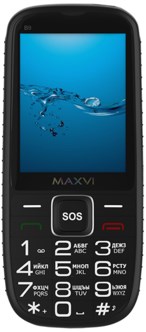 фото: Сотовый телефон Maxvi B9 черный