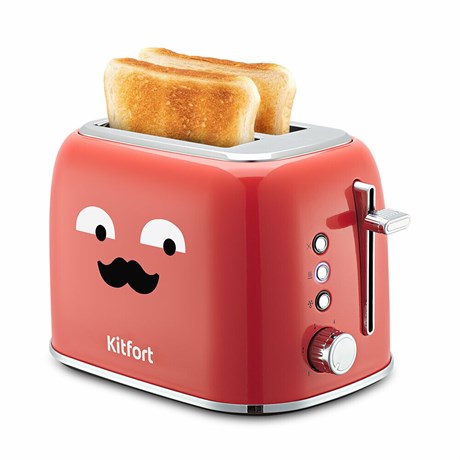 фото: Тостер Kitfort KT-6218-1 красный