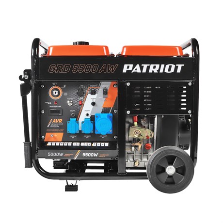фото: Генератор Patriot GRD 5500AW