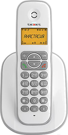 фото: Телефон Texet DECT TX-D4505A белый/серый
