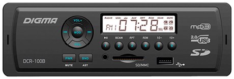 фото: Автомагнитола Digma DCR-100B24