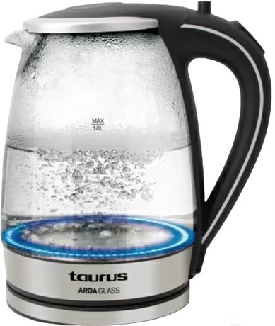 фото: Электрический чайник Taurus Aroa Glass