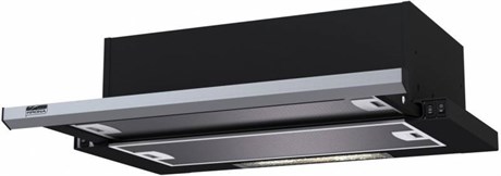 фото: Кухонная вытяжка Krona Kamilla 600 slim черный/нержавеющая сталь
