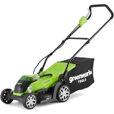 фото: Газонокосилка Greenworks G40LM35K4