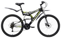 фото: Black One Hooligan Fs Disc 26" черно-зеленый 19"