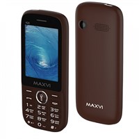 фото: Сотовый телефон Maxvi K20 коричневый