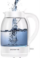 фото: Электрический чайник Polaris PWK 1797CGL Water Way Pro белый