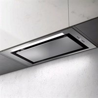 фото: Кухонная вытяжка ELICA Hidden 2.0 IXGL/A/72 нержавеющая сталь/белое стекло