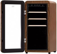 фото: Винный шкаф Tesler CWC-188 CARAMEL WOOD LD