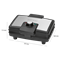 фото: Вафельница Clatronic WA 3606 schwarz-inox