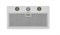 фото: Кухонная вытяжка Krona Sven 600 white one knob