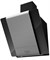 фото: Кухонная вытяжка Krona TALLI 600 inox/black glass 3P
