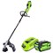 фото: Триммер Greenworks GD40BCK4